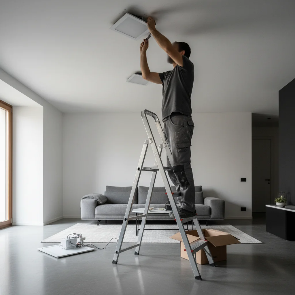 Installazione luci LED in appartamento moderno a Venezia